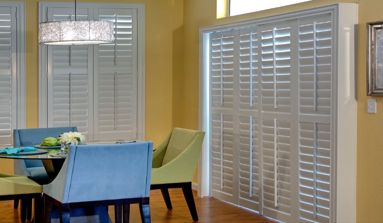 Patio Doors with Plantation Shutters in Honolulu